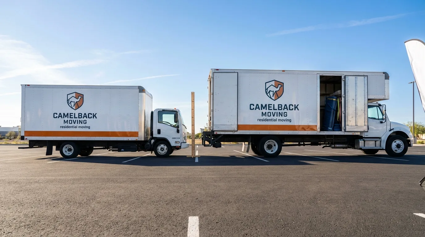 Moving truck size capacity guide in Montoursville